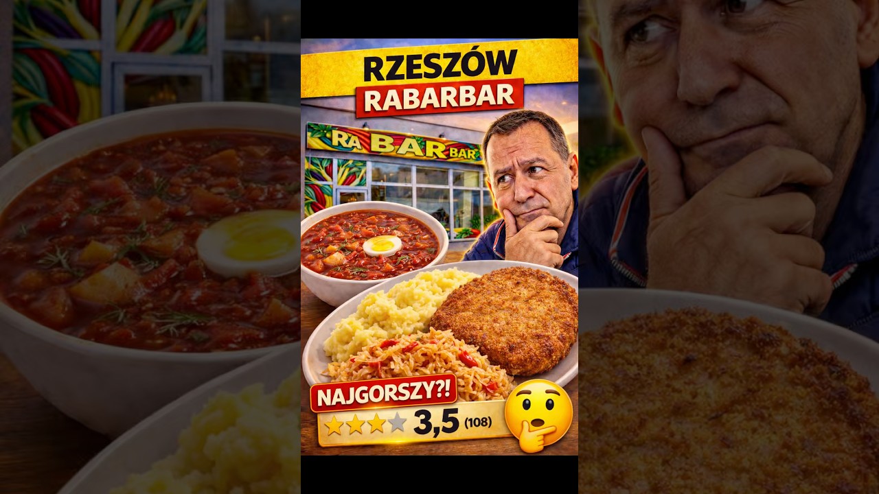 Najgorszy bar w Rzeszowie?! 🤔 Sprawdzam Bar Rabar (3,5⭐ w Google)