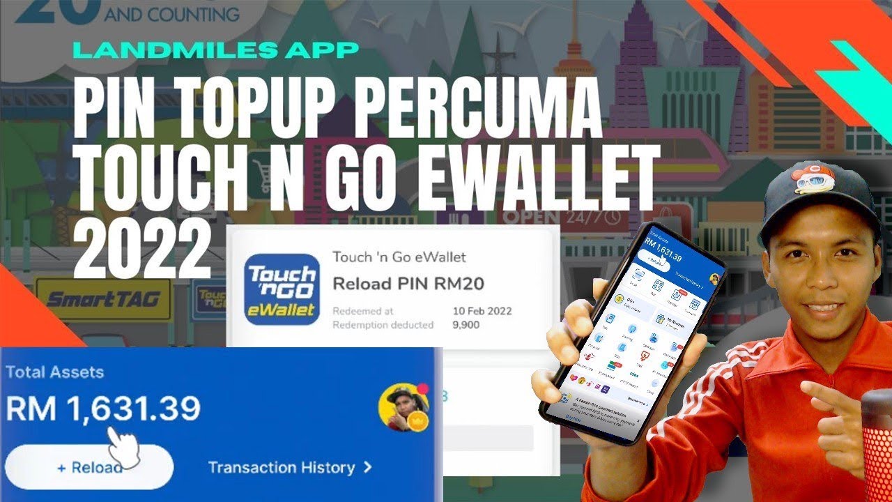 CARA DAPAT RELOAD PIN TOPUP FREE TOUCH N GO EWALLET | 2022