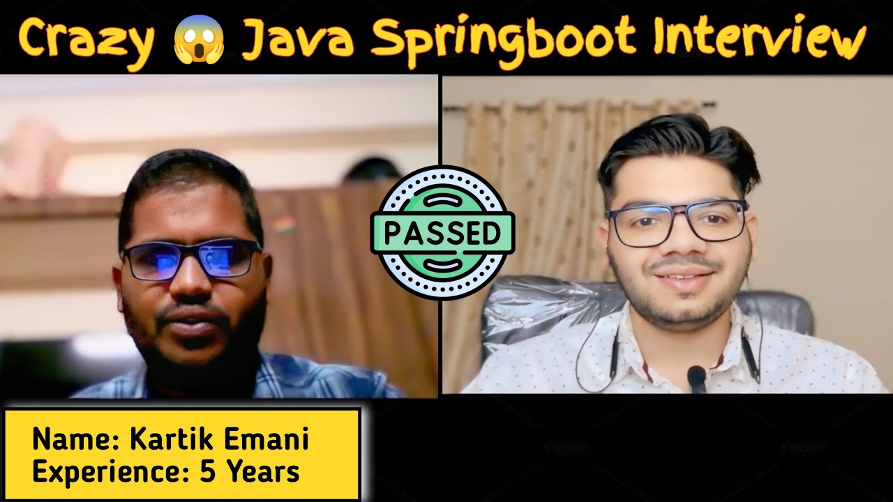 Java Spring Boot 5 Years Experience Interview