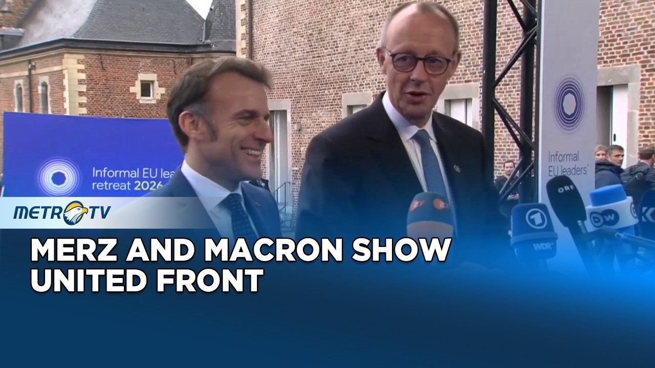 Macron And Merz Present United Front As Europe Faces Global Economic Competition