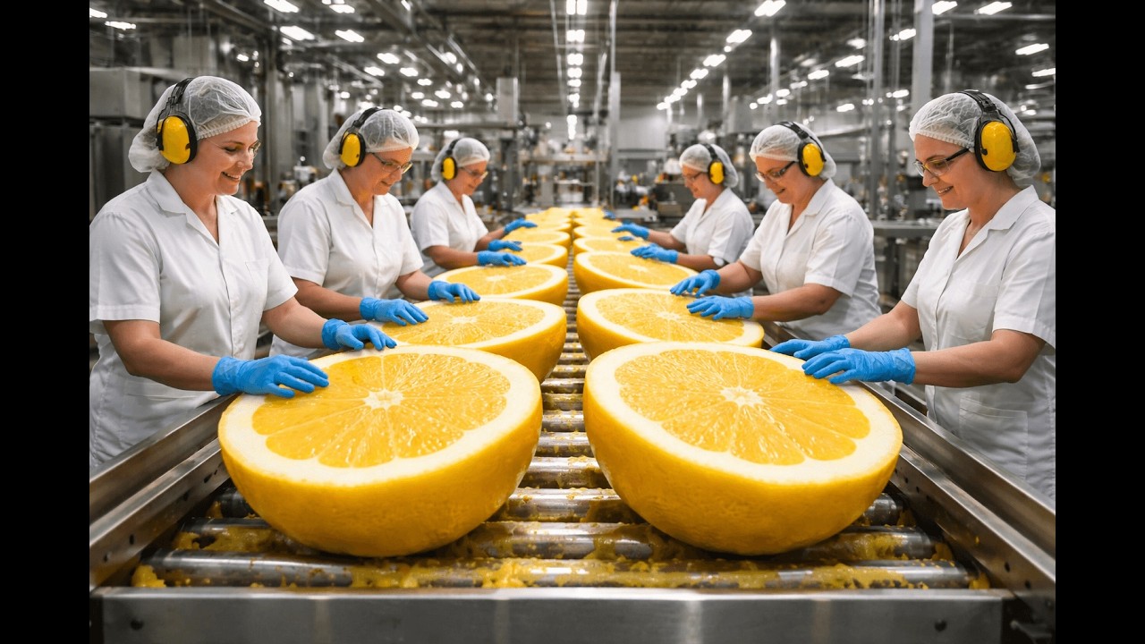 Inside a factory that produces powder from lemons: Full Process