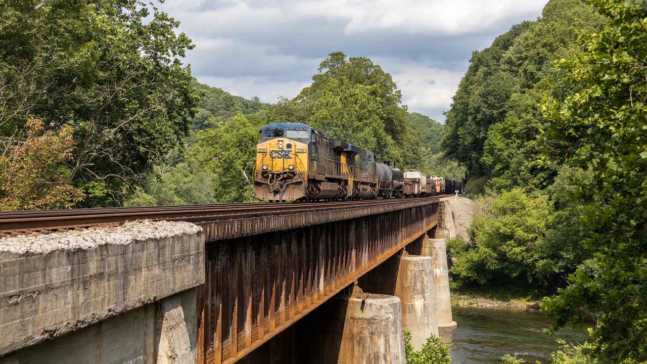 Chasing a Coal Train from Hinton, WV to Covington, VA and More! (Day 5 of C&O in WV Trip) 7/12/2022
