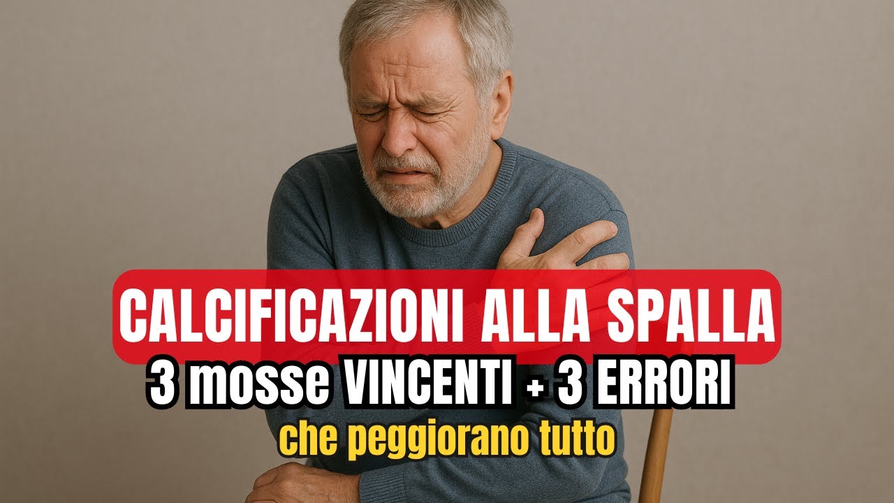 Calcificazioni alla Spalla: 3 mosse VINCENTI e 3 ERRORI che peggiorano tutto.