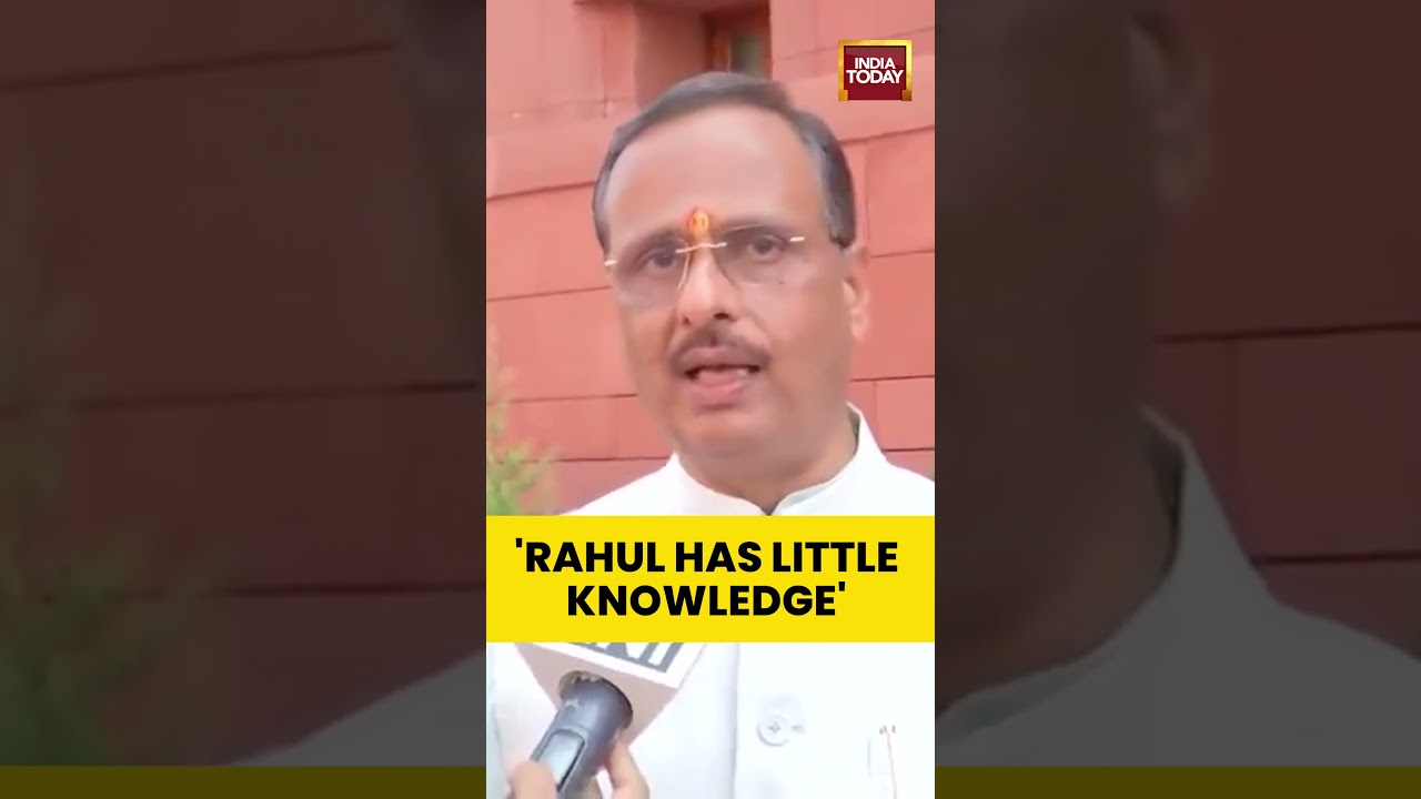 BJP MP Dinesh Sharma Questions LoP Rahul Gandhi's Statement | Parliament #rahulgandhi #congress