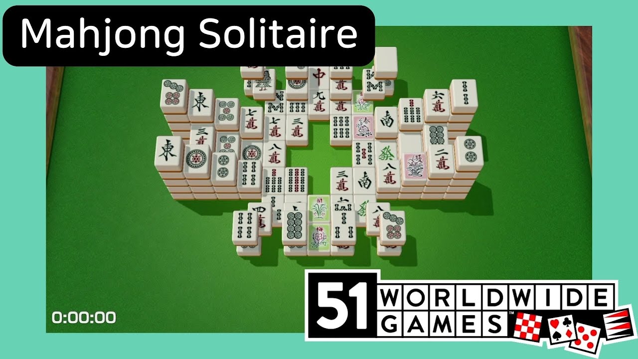Mahjong Solitaire - 51 Worldwide Games - Nintendo Switch Gameplay