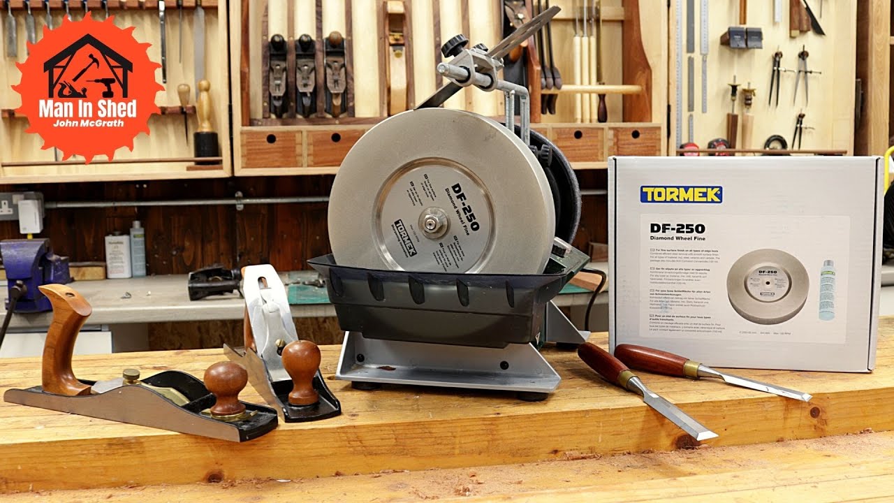 Upgrading to the Tormek DF-250  Diamond Wheel. For Tool Sharpening.