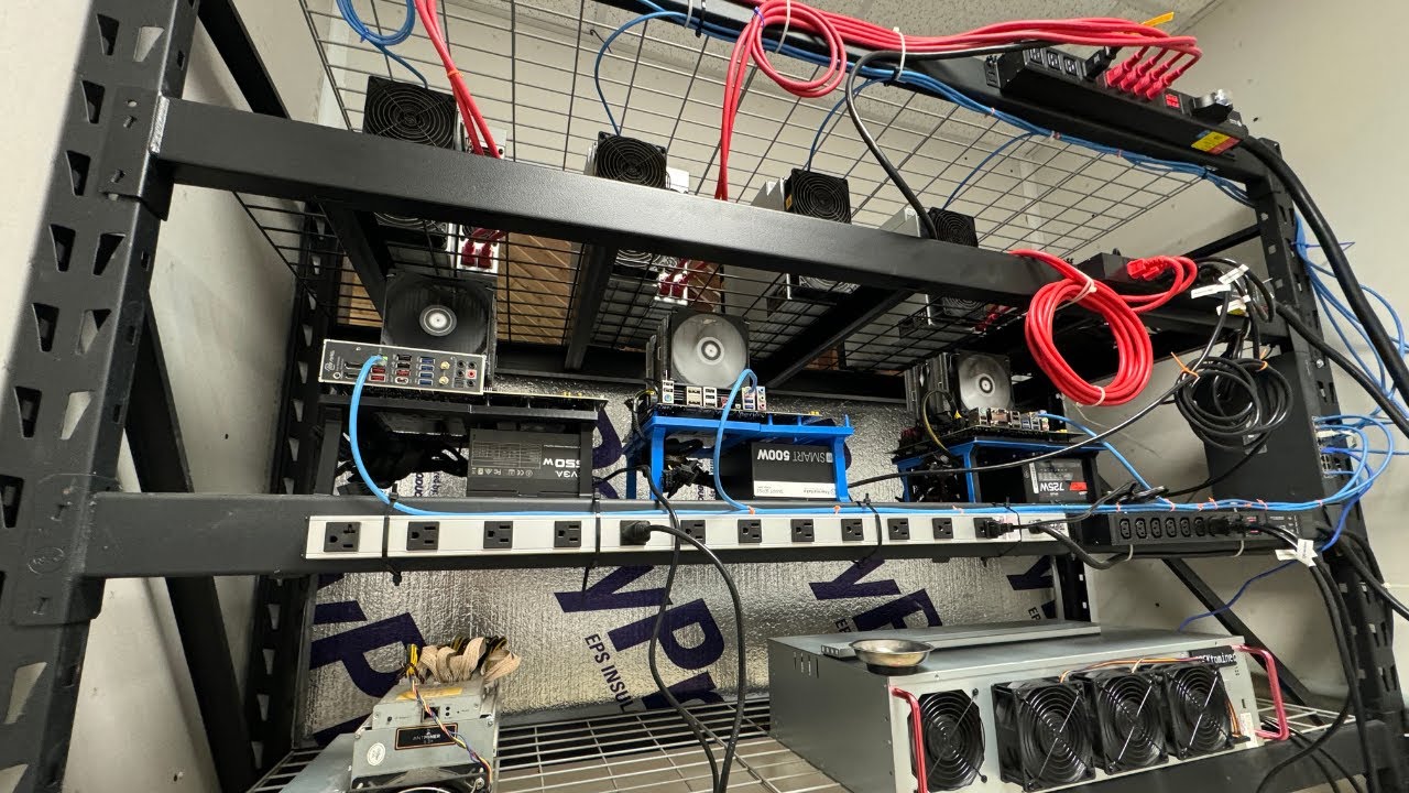 At-Home Crypto Mining Farm Tour