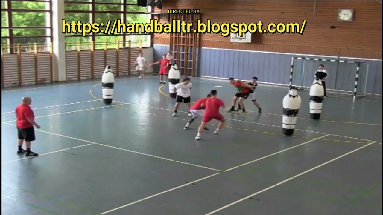 handball training Pick'n Roll & No-look Pass (Including Feints)