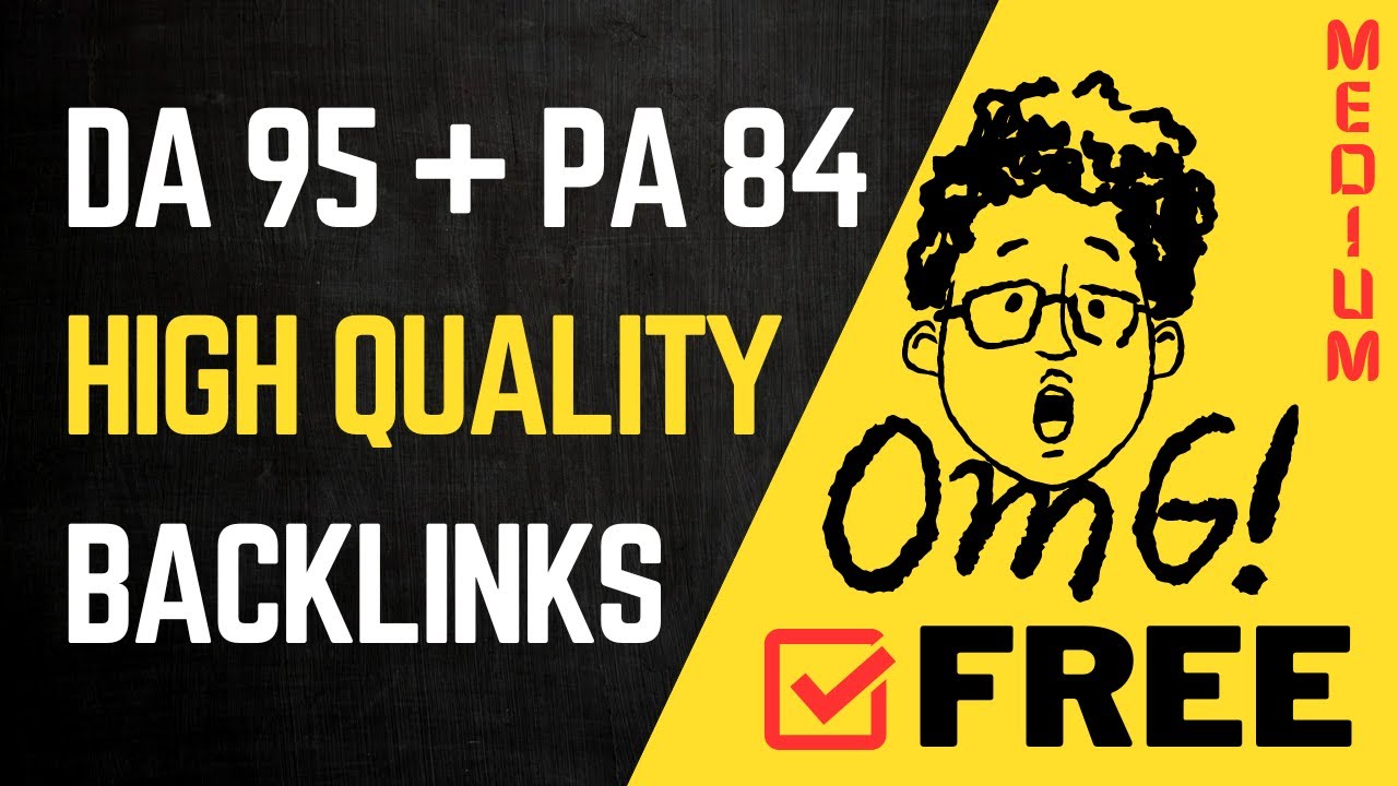 How to Get Backlinks From Medium  DA 95 | High Authority Dofollow Backlinks  #medium #backlinks