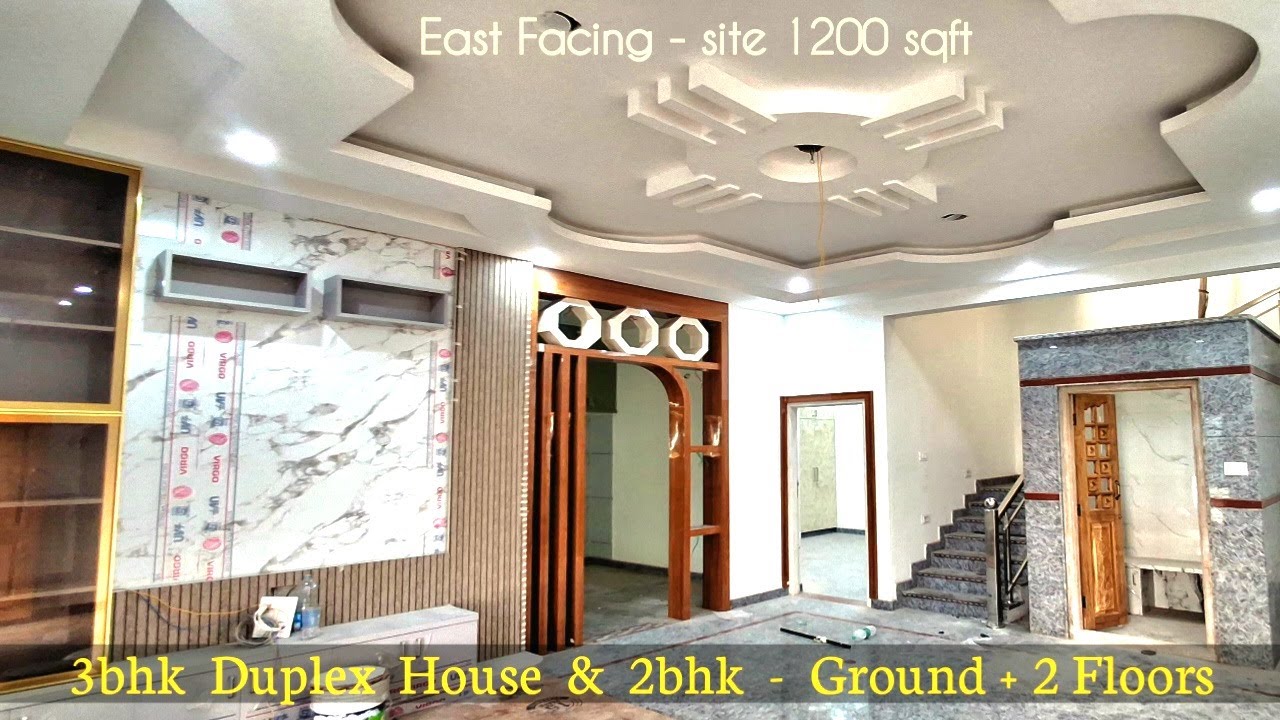 Spacious 3 BHK Duplex House | with 2bhk | site 1200 Sqft | Ground + 2 floor | Near Ramamurthy Nagar.