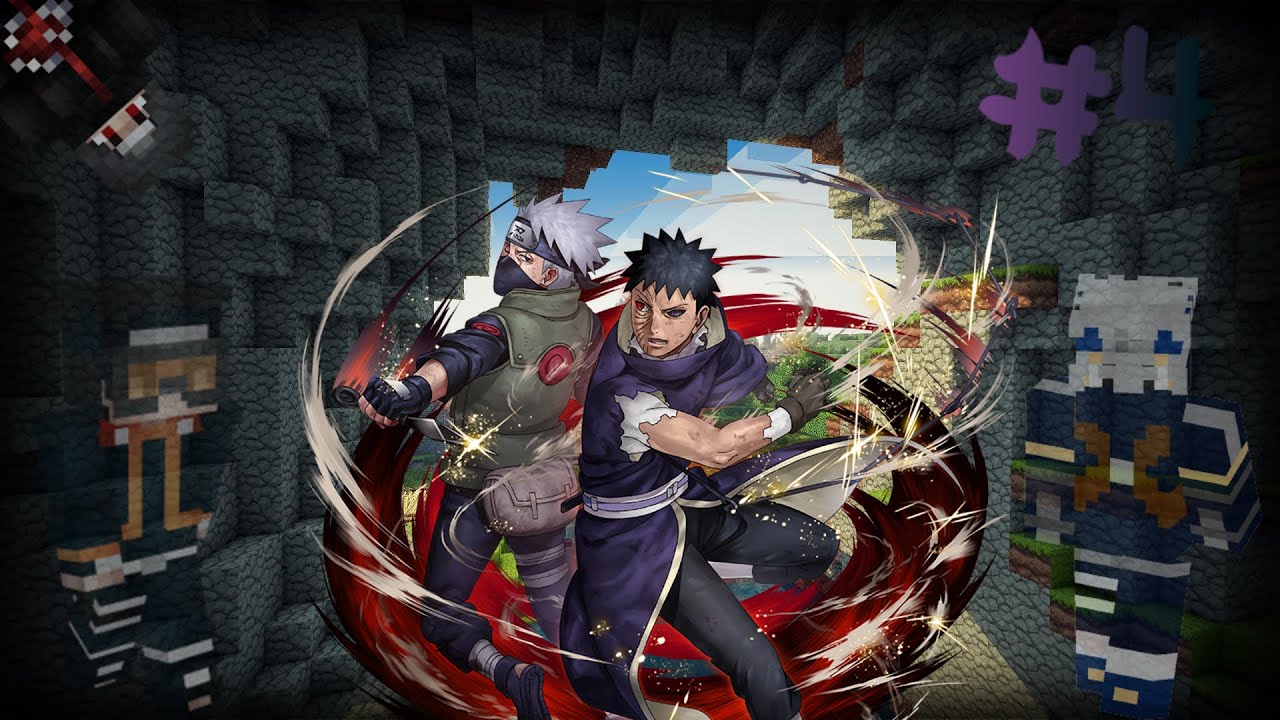 Obito and Kakashi Play Minecraft (Ft. Itachi) [Part 4]