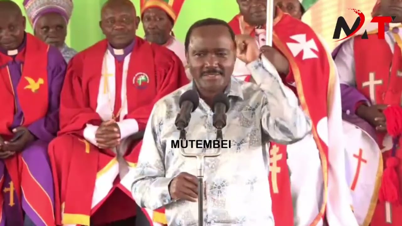 Kasongo Cries as Kalonzo Delivers Powerful Speech in Front of  Gachagua Today!