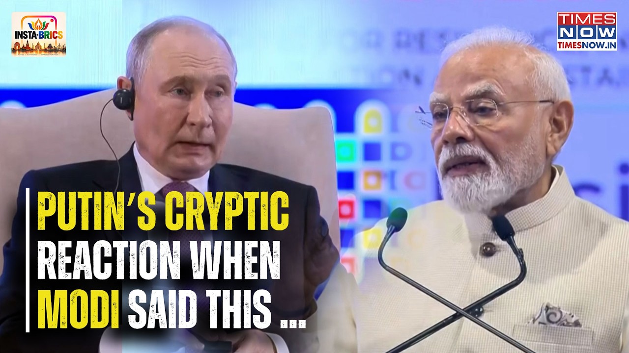 BRICS 2026: Watch Putin&rsquo;s Cryptic Reaction When India&rsquo;s Modi Says This On War At Delhi Event