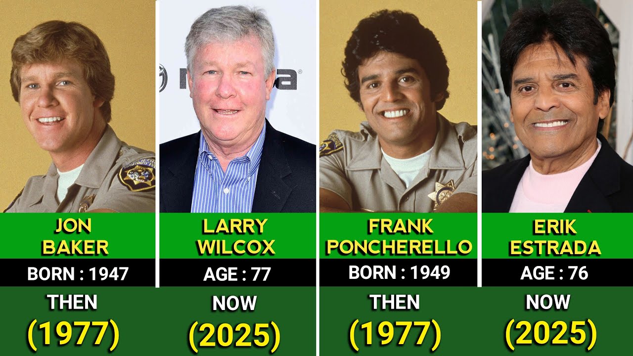 CHiPS 1977 Cast Then And Now
