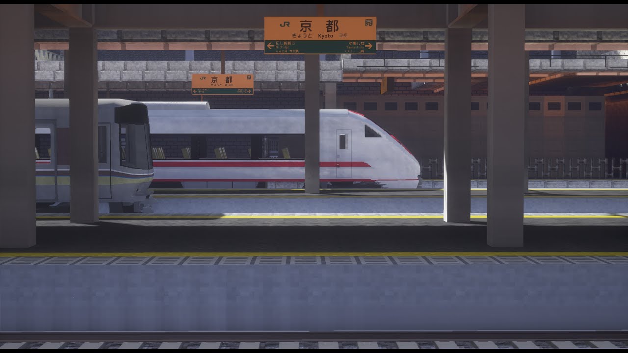 【Minecraft RTM】京都駅　到着再現（実音付き）