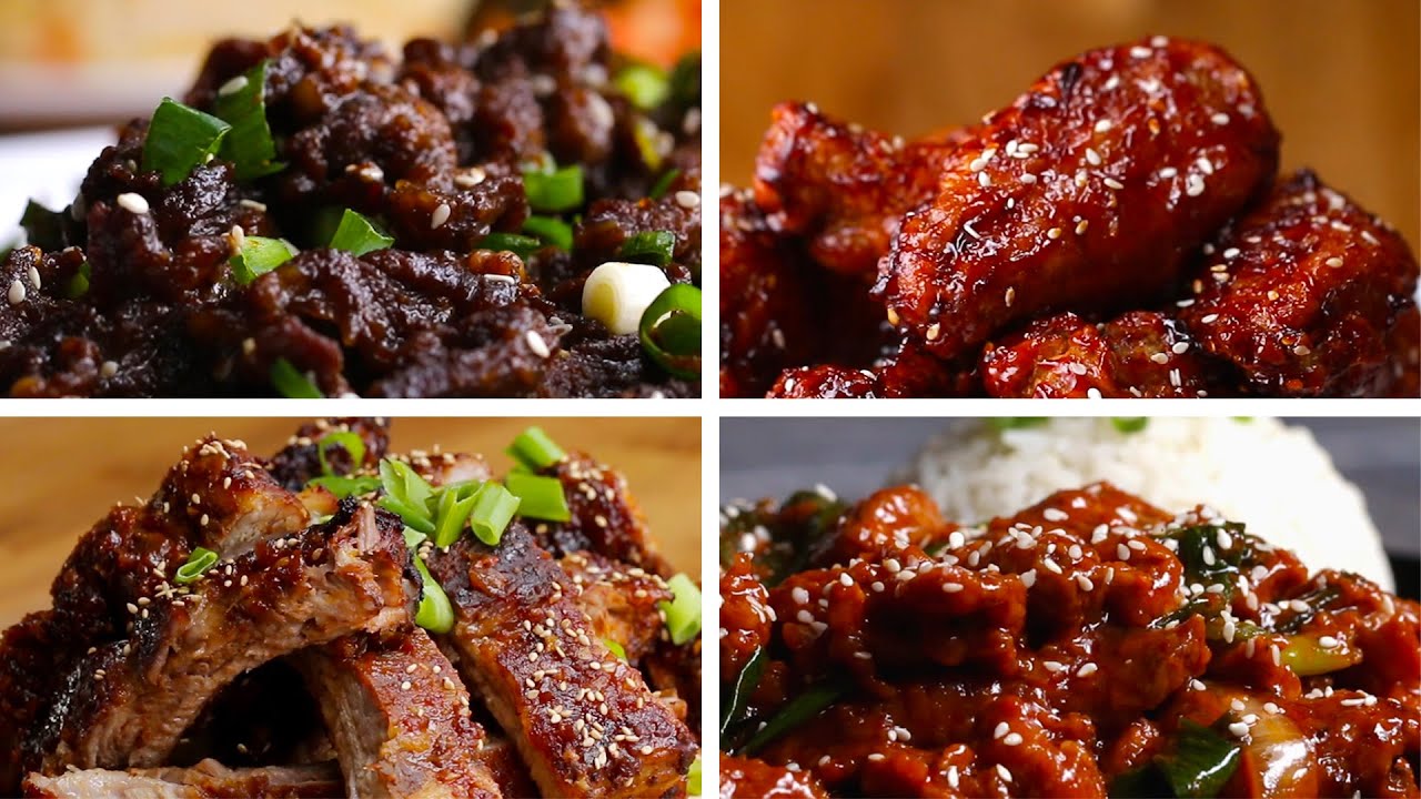 4 Homemade Korean-Style Dinners