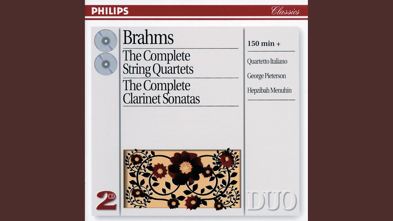 Brahms: String Quartet No. 2 in A minor, Op. 51 No. 2: 1. Allegro non troppo