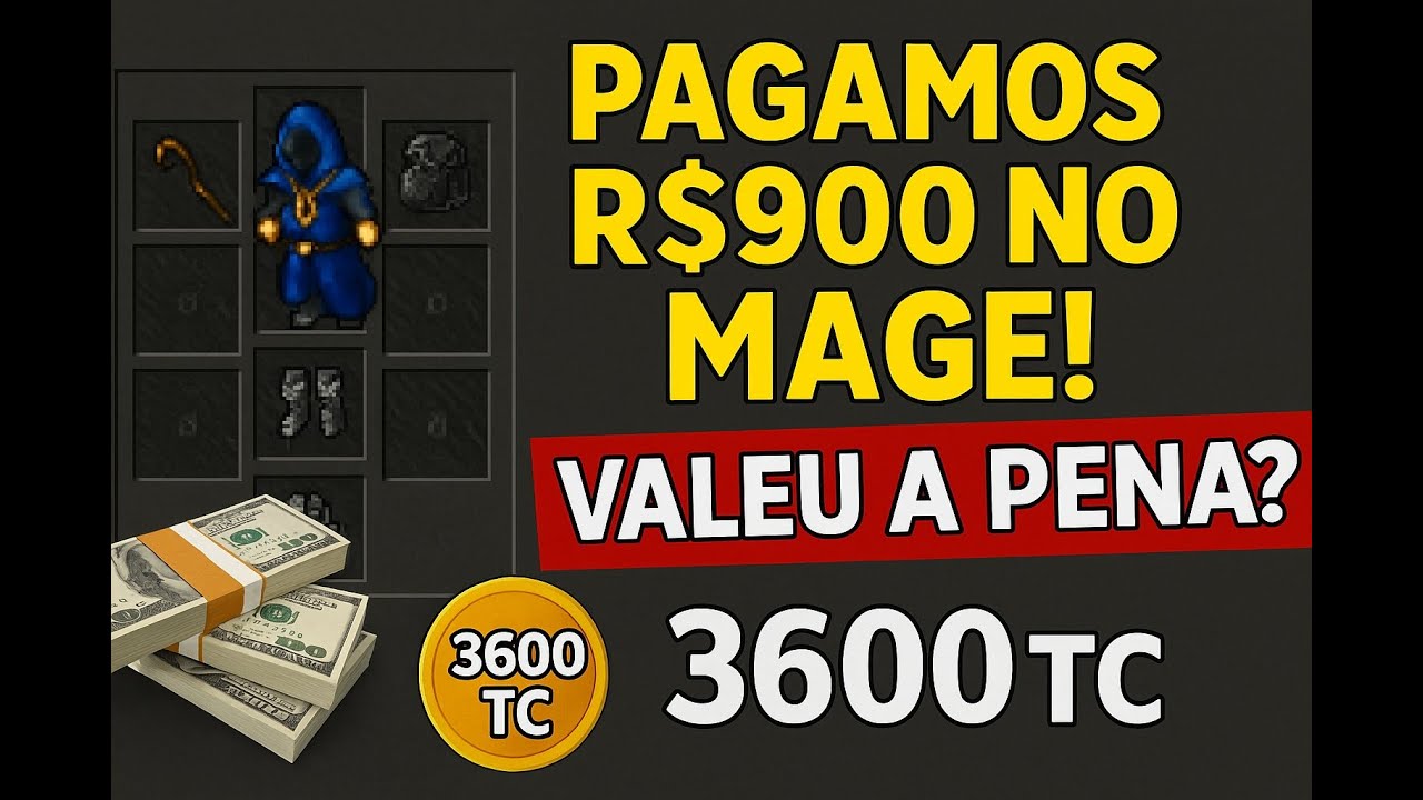 Esse char custou R$900! Tour completo + análise [BAZAR TIBIA]