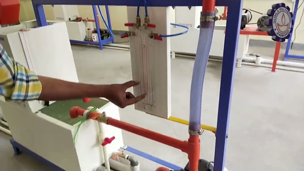 Gumla Polytechnic College -Determination of Coefficient of discharge for Venturimeter