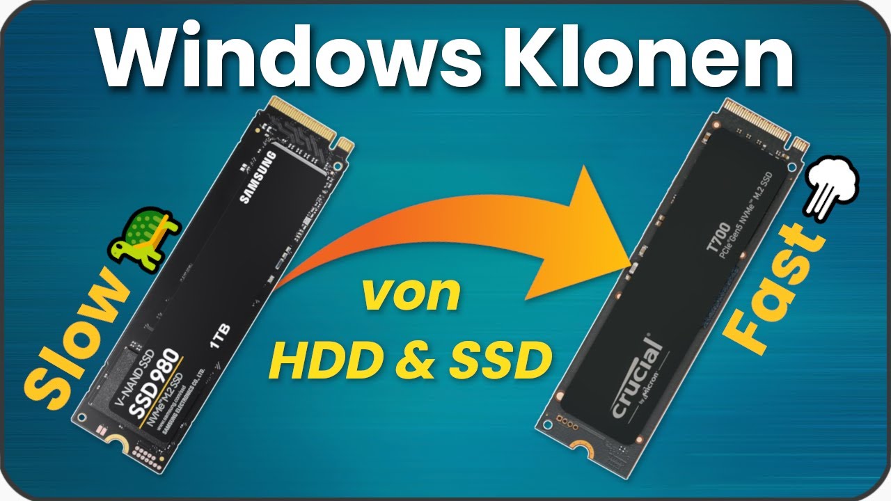 Festplatte klonen - Windows auf schnelle SSD verschieben - EaseUS Disk Copy