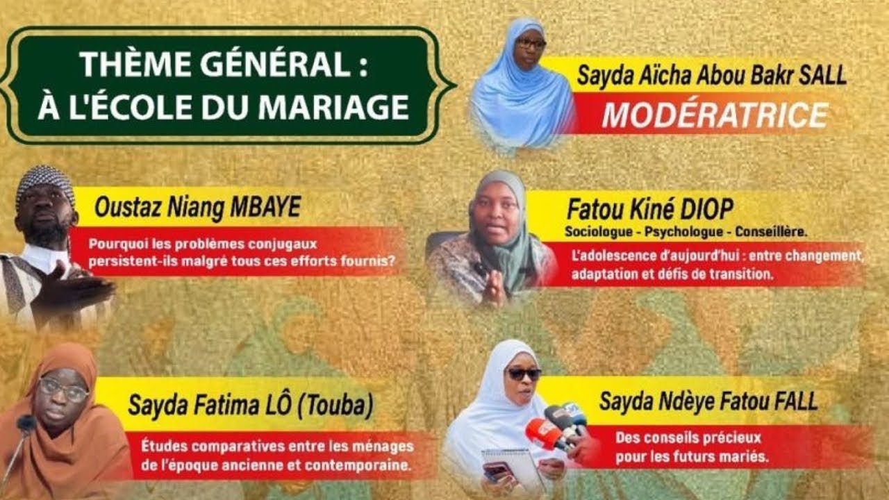 Direct Uca2: 9Éme Journée Mour Say Thieur Théme général : Â L'École du Mariage
