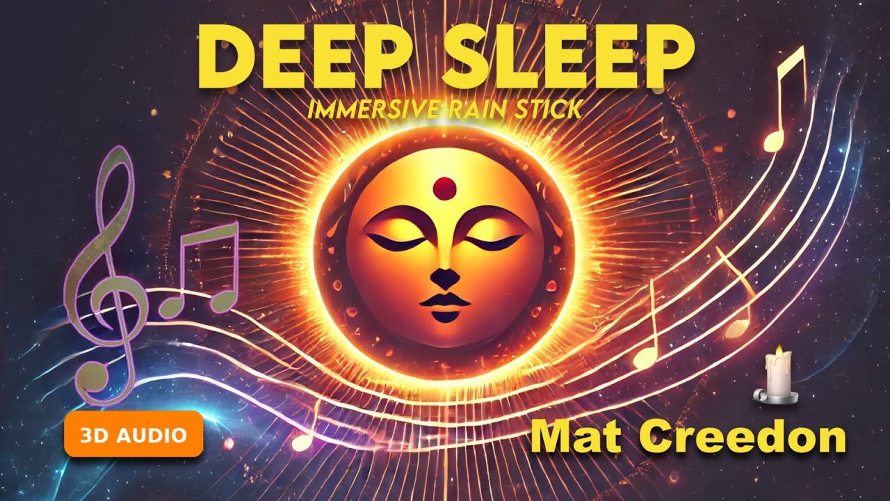 1 Hour Rain Stick Sound Bath 🌧️ Deep Sleep & Relaxation | Ambisonic Immersive Audio