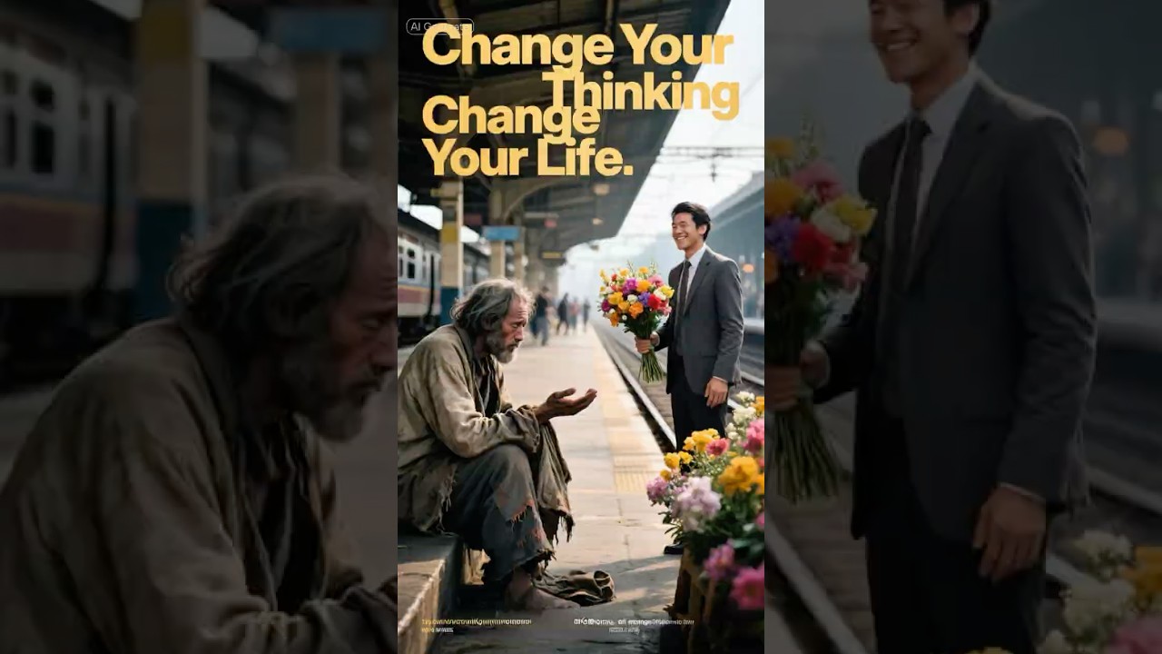 🌸 From Beggar to Businessman | Change Your Thinking, Change Your Life 💡✨#motivation #lifelessons