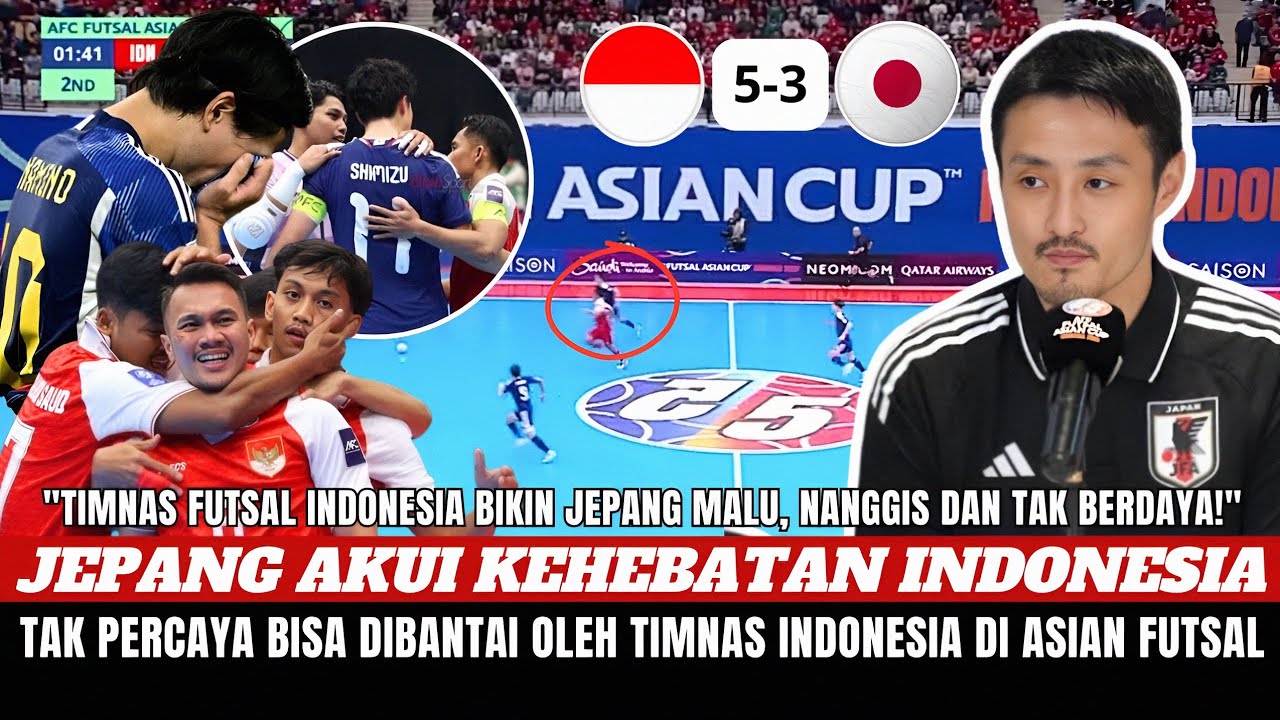 GEMPAR SEASIA‼️Jepang Dibantai 5-3, Pelatihnya Sebut Indonesia Calon Juara Asia! Indonesia vs Jepang