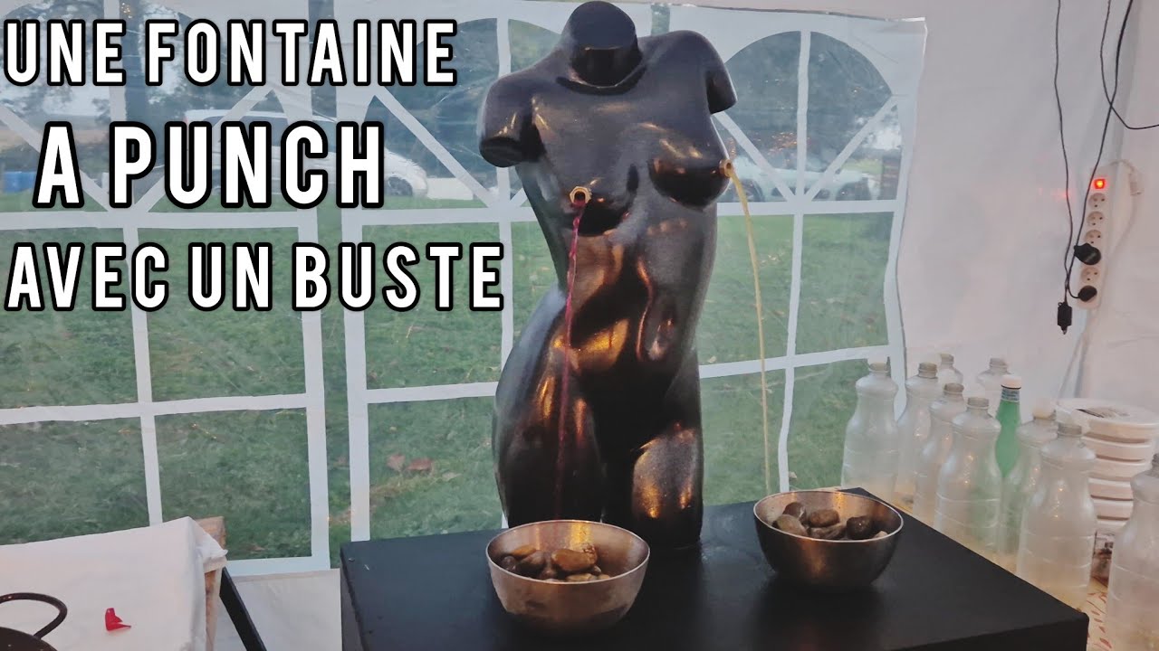 Je fabrique une fontaine à punch