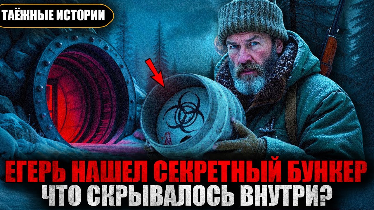СЕКРЕТНЫЙ БУНКЕР В ТАЙГЕ: ШОКИРУЮЩАЯ Находка БЕГЛОГО Егеря... ЧТО? Таёжные истории