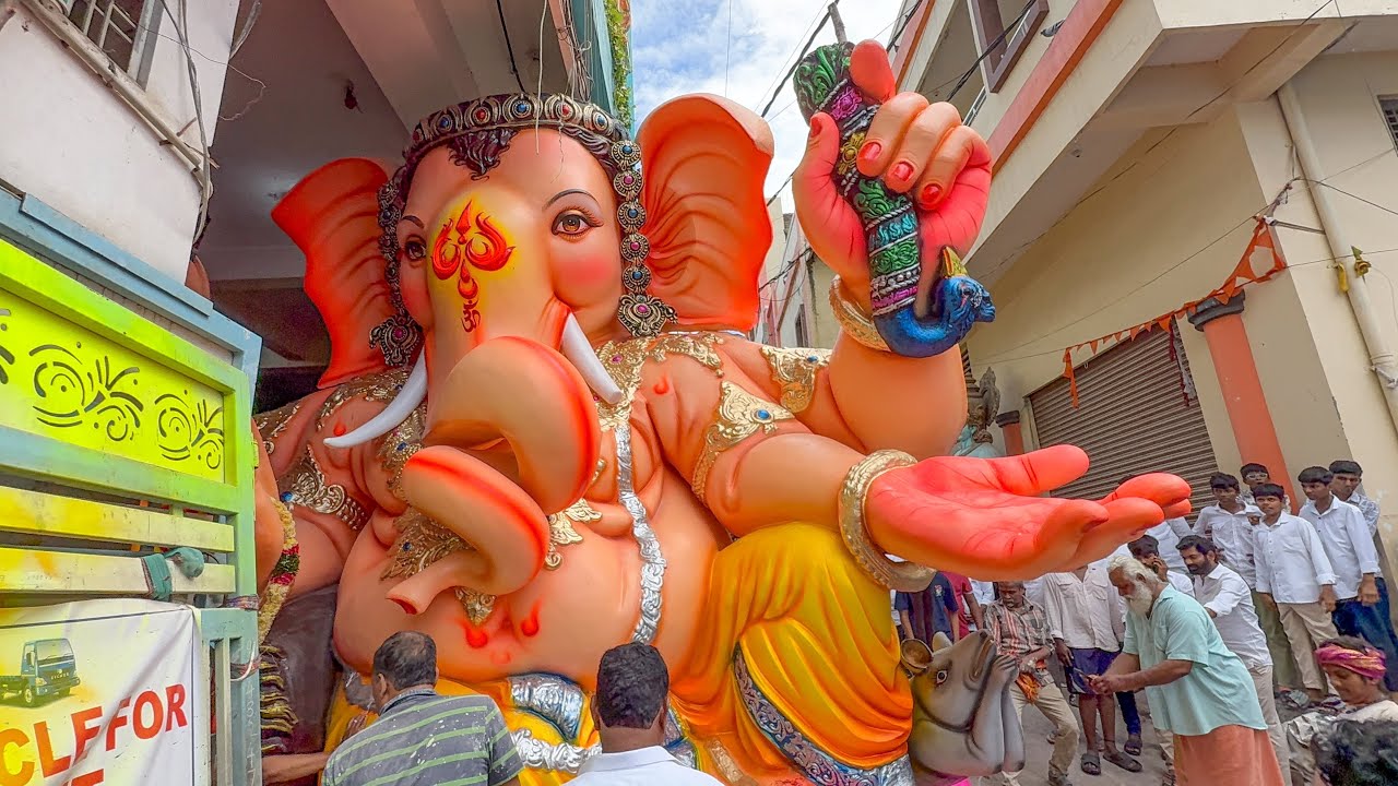 Balapur Ganesh Aagman 2025 | Balapur Ganesh Mandapam Swarnagiri Temple | Balapur Ganesh 2025