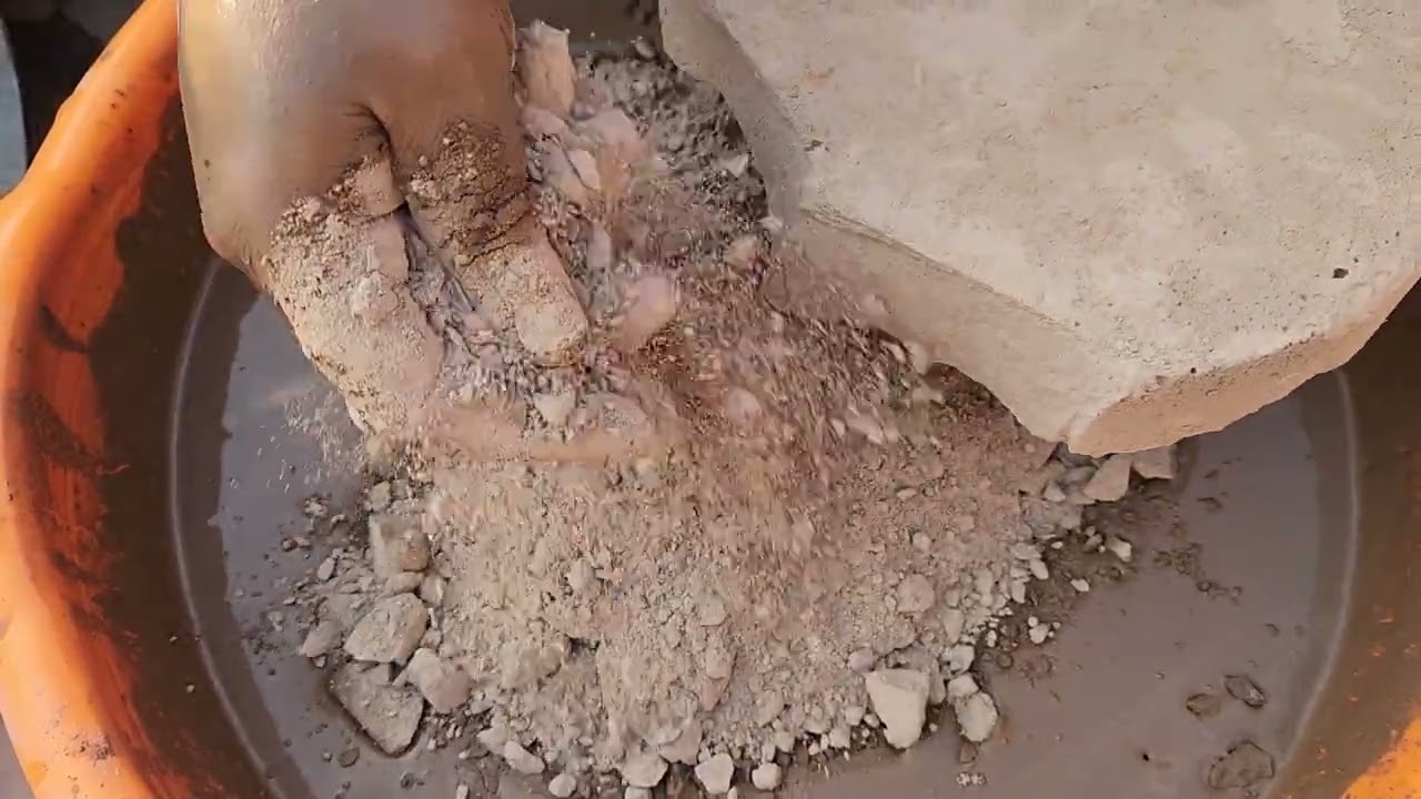 Pure mud water crumbling | KHSH ASMR