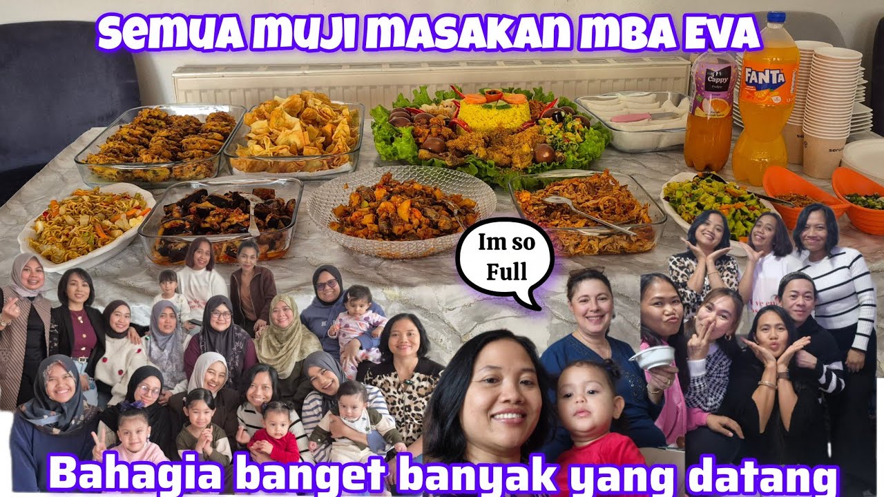 AKHIRNYA BISA KUMPUL BARENG TEMEN DIRUMAH MAKAN MASAKAN NYA MBAK EVA 