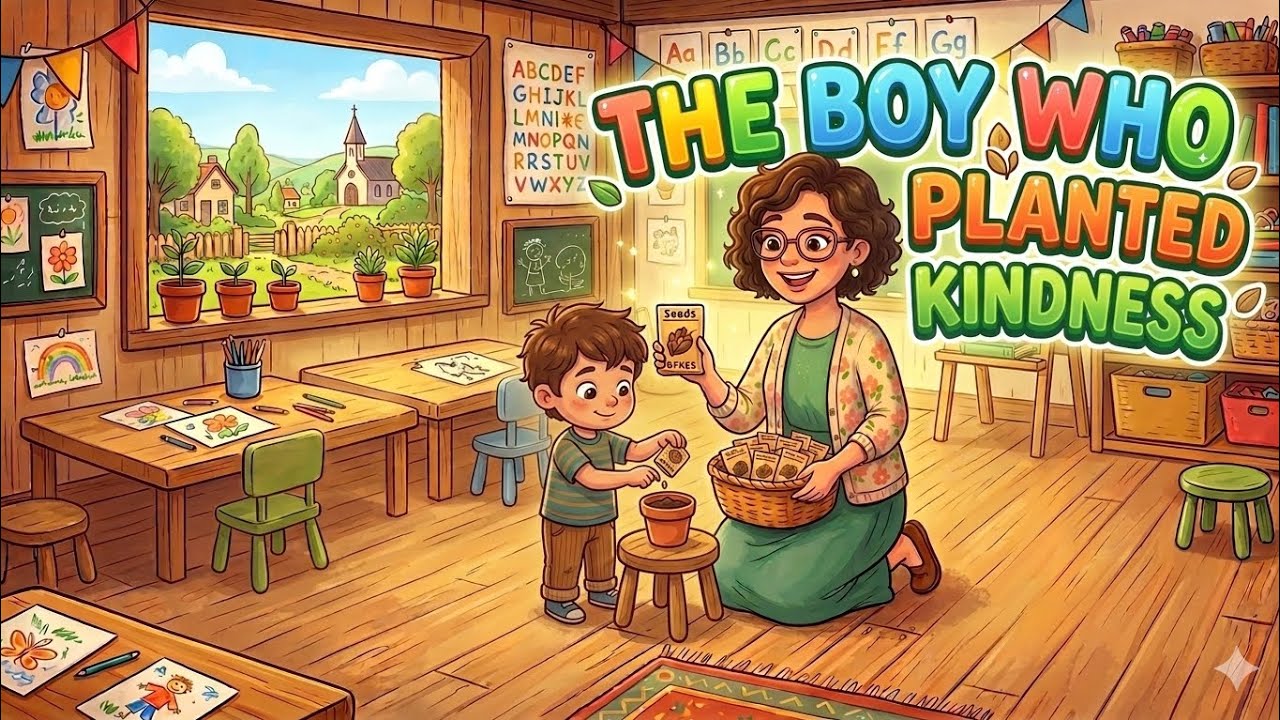 The Boy Who Planted Kindness | A Story About Honesty (Animated Story for Kids)😇🌱