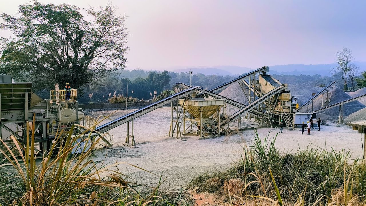 Metso Outotec 250 TPH modular plant at Marak Pavers, Williamnagar, Meghalaya