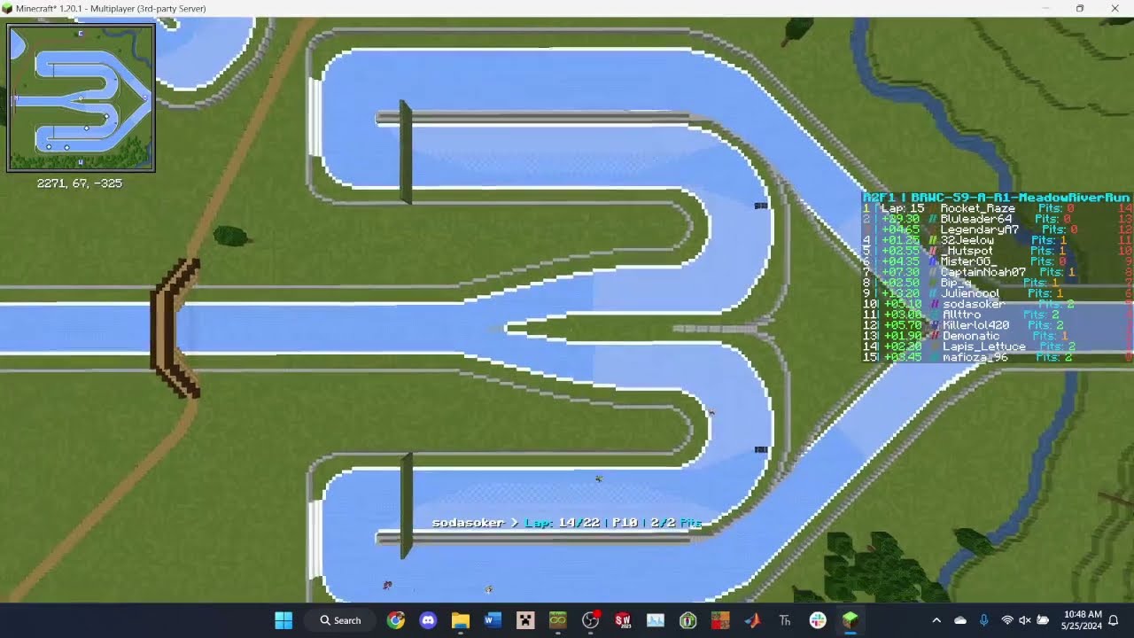 BRWC S9 A1 MeadowRiverRun - Mirror Split Route Gimmick POV