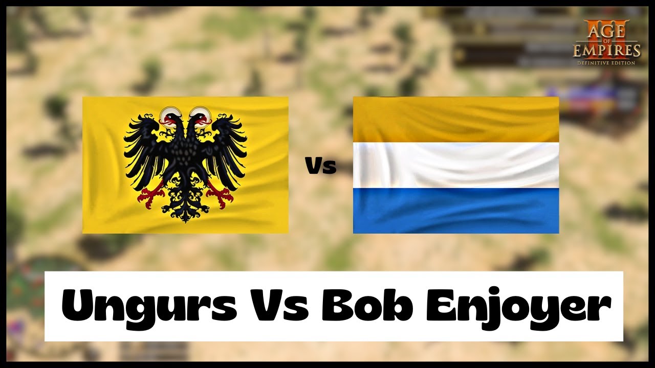 Age of Empires 3- Germany Vs Dutch | Ungurs Vs Bob Enjoyer | Aoe3 DE | 1v1 Pro Match | 4K