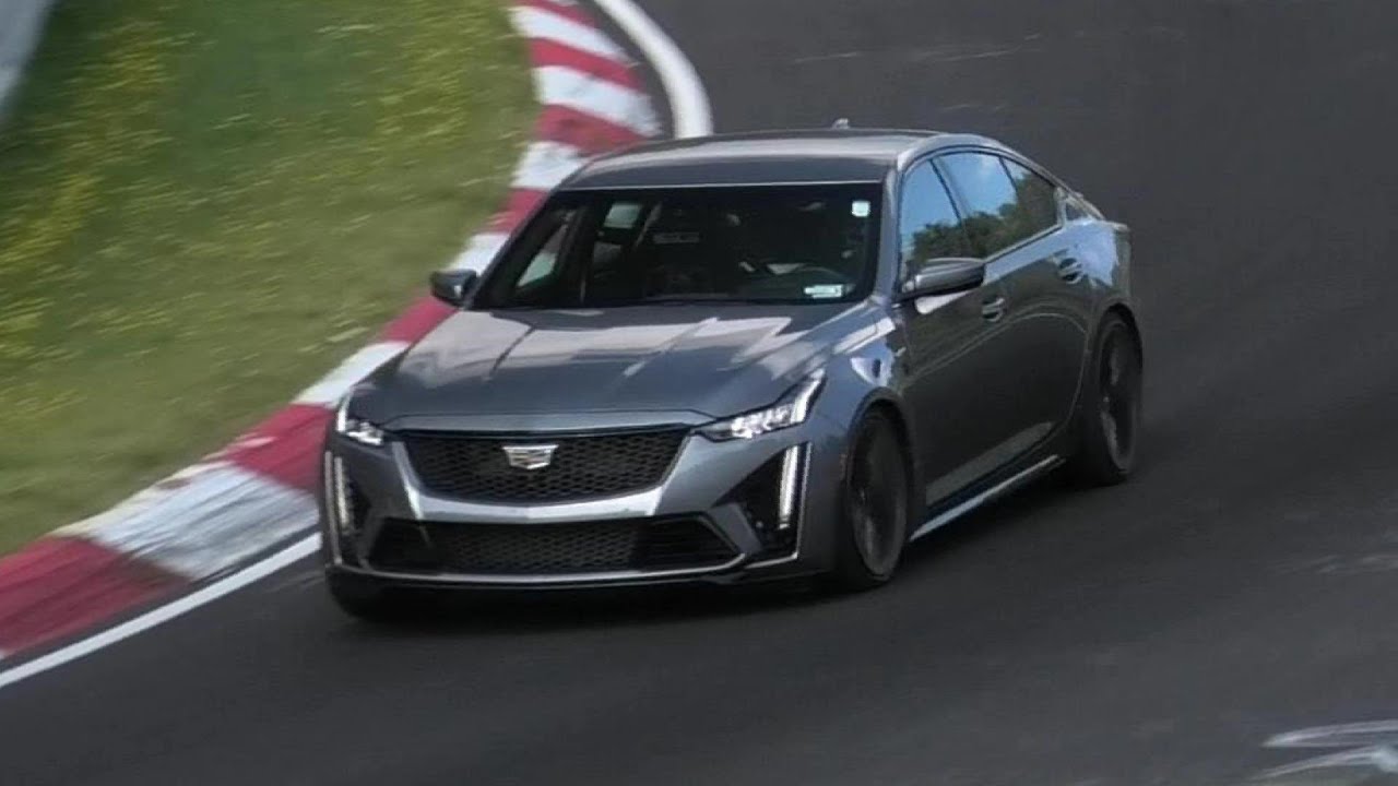 2022 cadillac CT5-V Blackwing testing at the Nürburgring