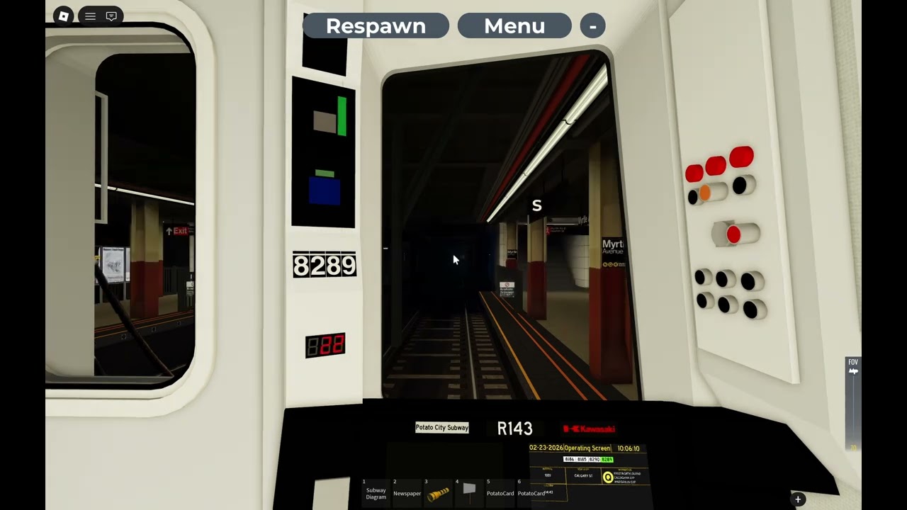 PTA Roblox Q Train Time-lapse