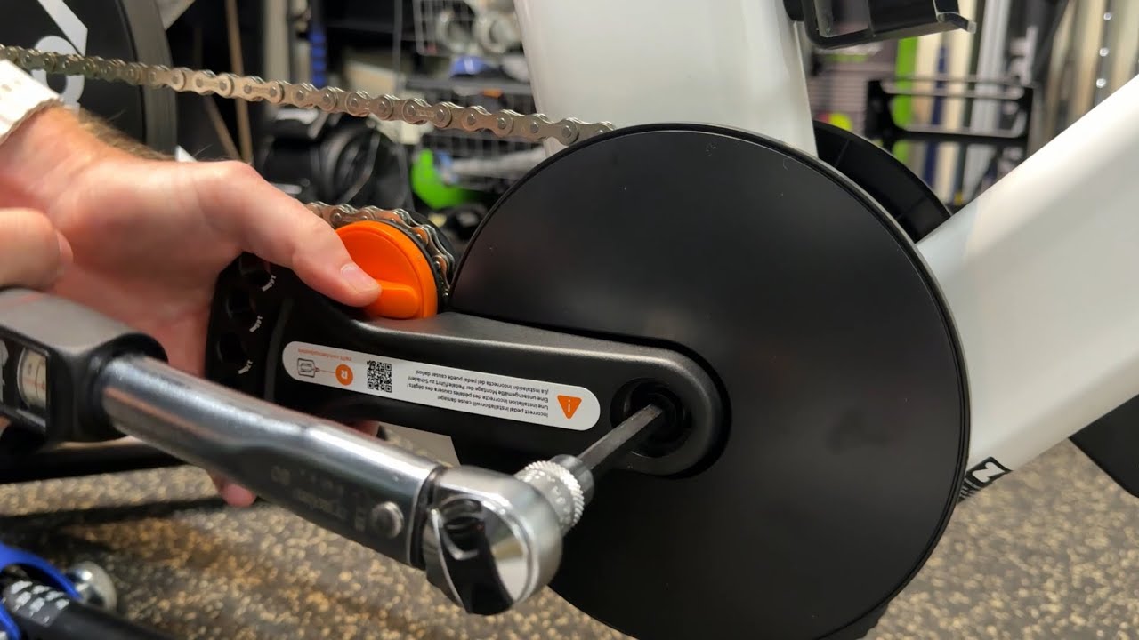 How to fit the adjustable crank arms to your Zwift Ride frame.