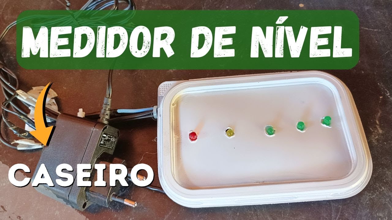 Como fazer um MEDIDOR DE NIVEL para caixa d'água