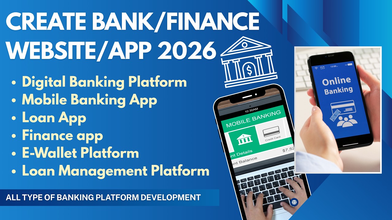 How To Create Banking App | Make Own Banking Website | Create Bank Application | Software/in Android
