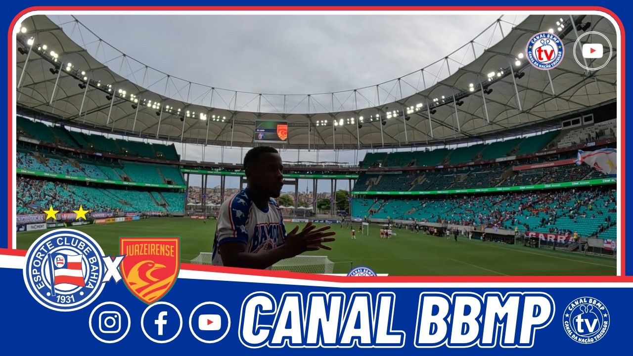 🔵PROTESTOS E COBRANÇA MARCAM O INÍCIO DO JOGO ENTRE BAHIA X JUAZEIRENSE NA FONTE NOVA #arquibancada