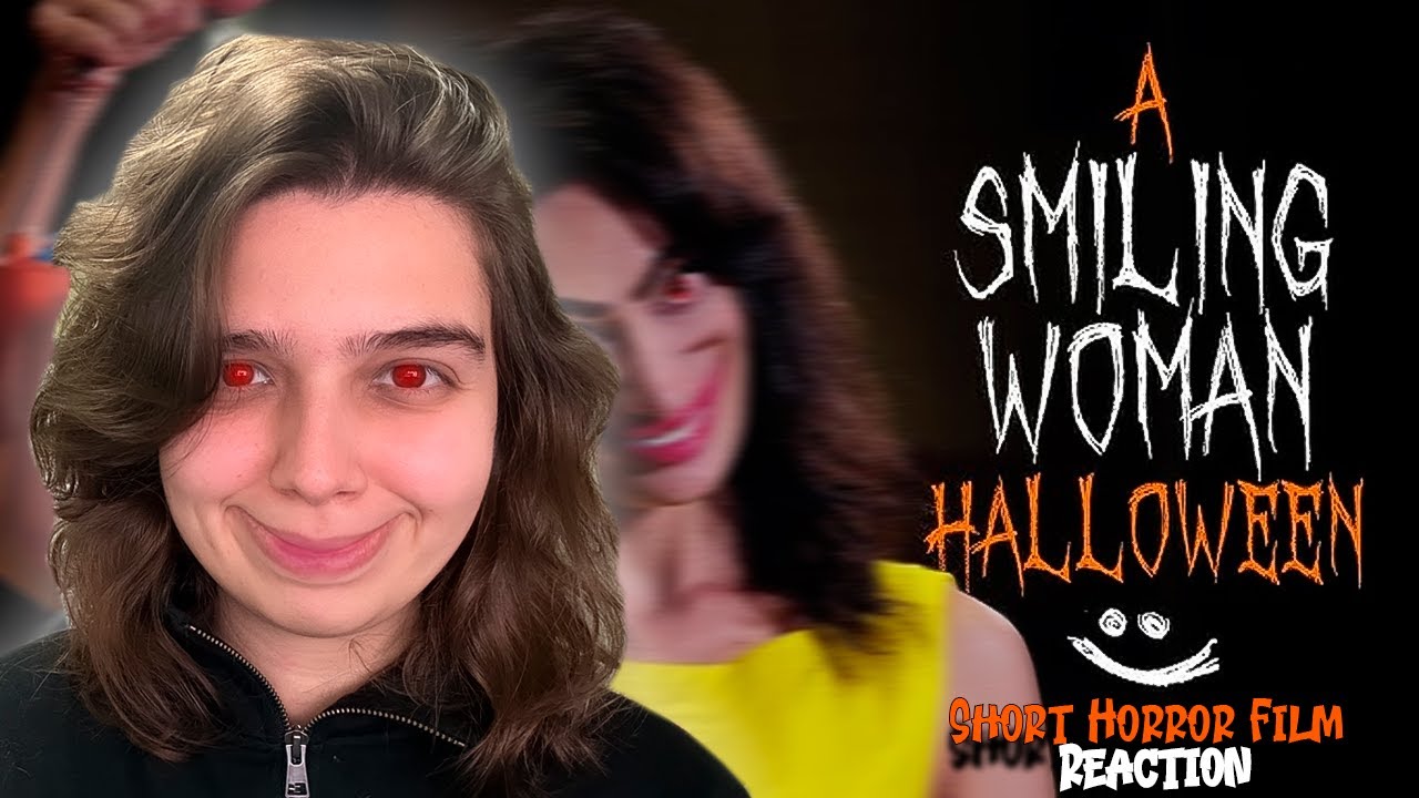 REACTING SMILING WOMAN *halloween edition 🎃