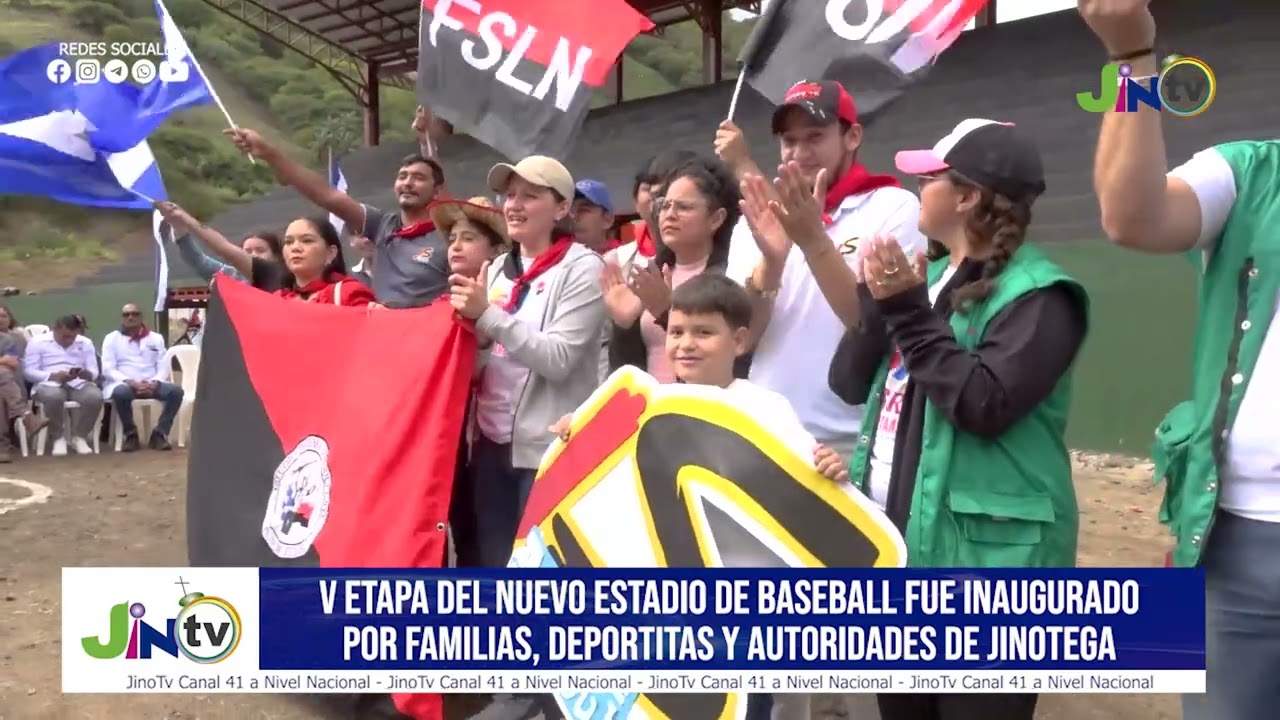 Buen Gobierno inaugura nueva etapa del nuevo Estadio de Béisbol de Jinotega