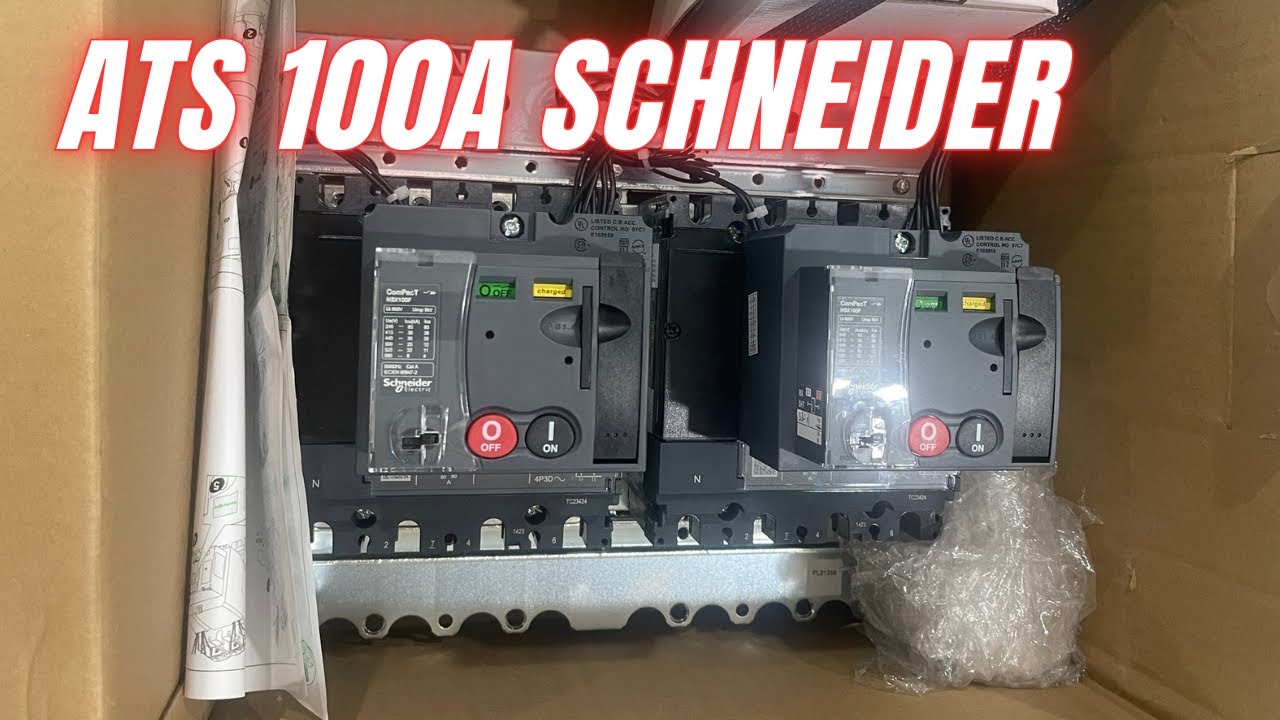 Chi tiết Bộ chuyển nguồn ATS 100A Schneider 3 pha 4 cực | Quang máy phát điện