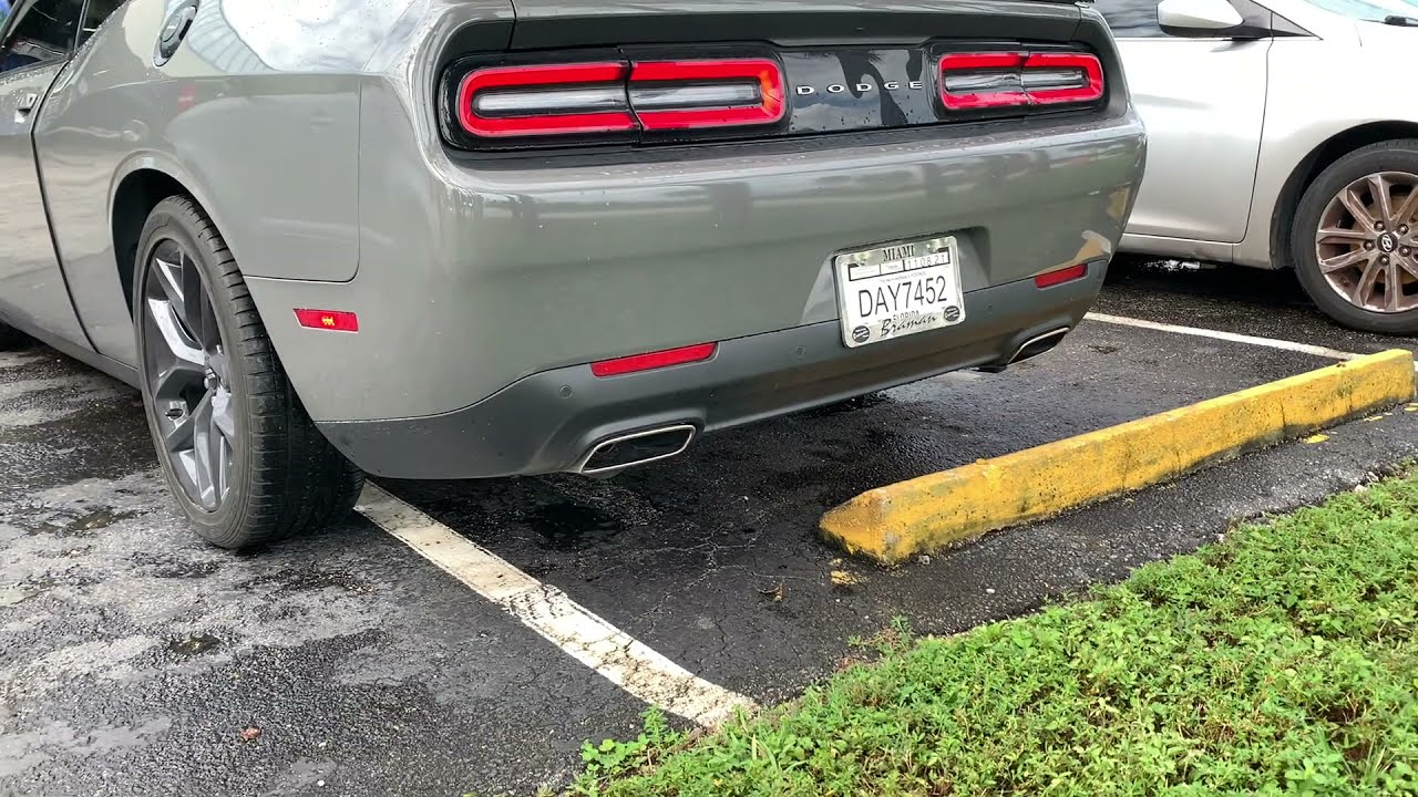 Challenger GT V6 Muffler delete ****WARNING***** (short video)