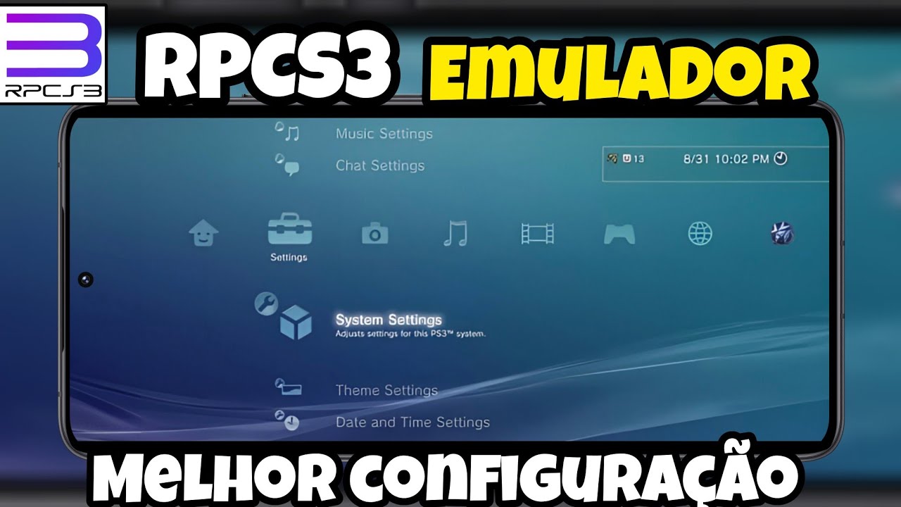 SAIU! RPCS3 EMULADOR DE PS3 PARA ANDROID CONFIGURAÇÃO CELULARES FRACOS/ INTERMEDIÁRIO GANHE MAIS FPS