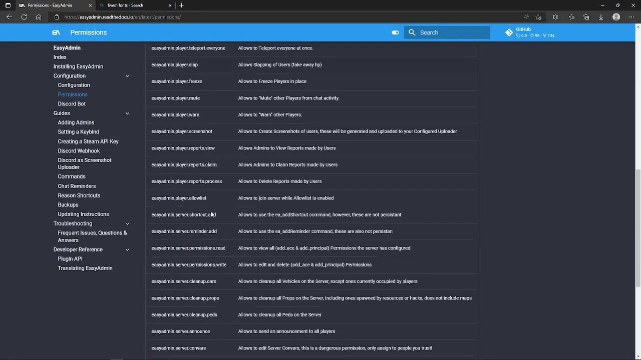 EASYADMIN PERMISSION SETUP (2022)