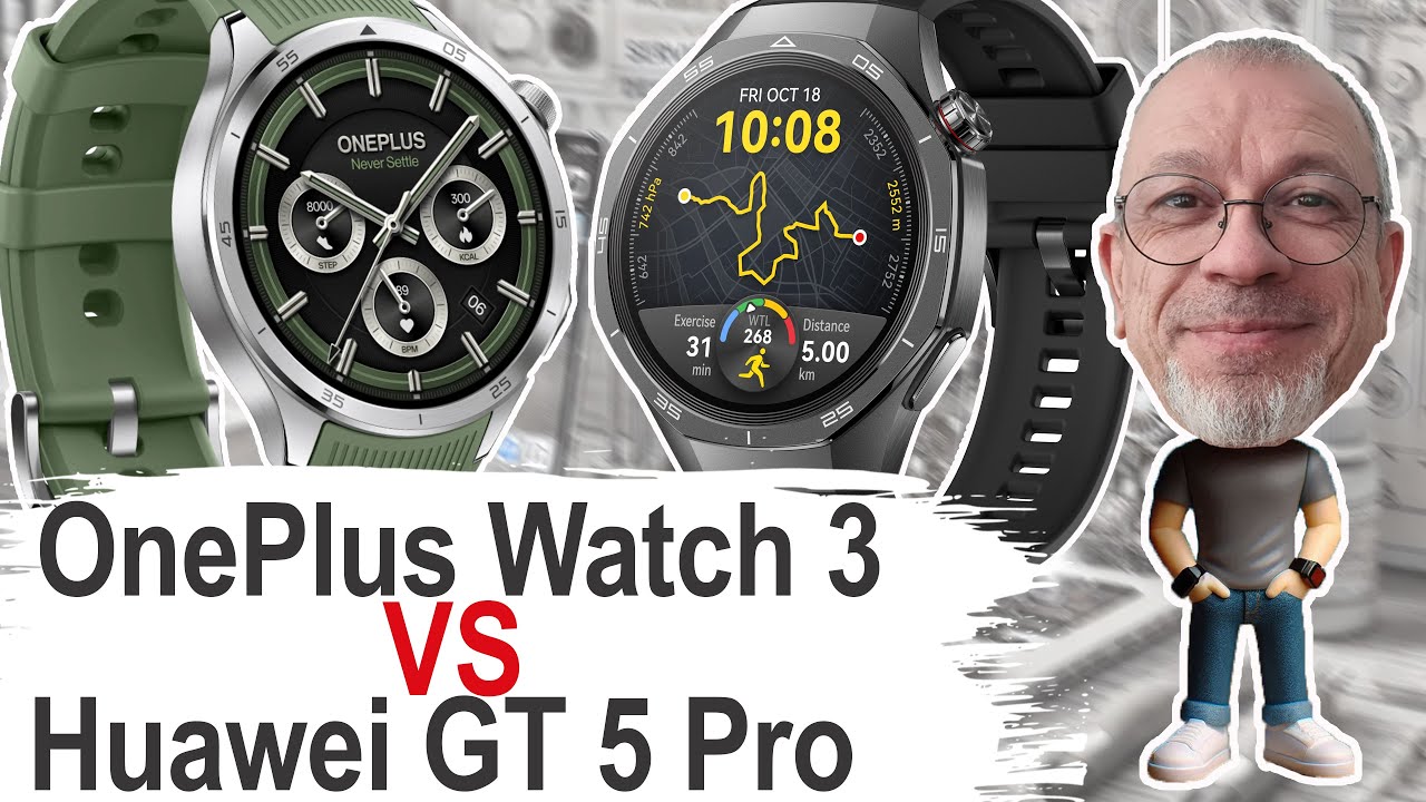 Что выбрать в 2025 году OnePlus Watch 3 vs Huawei Watch GT 5 Pro обзор и сравнение #onepluswatch3